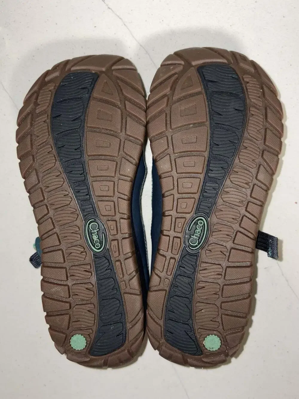 Chaco Odyssey Kids Junior Navy Blue Hiking Sport Water Shoes Size 4
